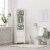 Elegant Home Fashions Florence Wooden Linen Tower Cabinet with Storage, White ELG-636S Perspective: back
