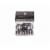 Elegant Home Fashions Bathroom Shower Curtain Rings For 5/8"-3/4" Rod WR2141 Perspective: back