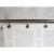 Elegant Home Fashions Bathroom Shower Curtain Hooks Set of 12 Bronze HK40117 Perspective: back