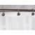 Elegant Home Fashions Bathroom Shower Curtain Hooks Wagon Wheel Chrome HK40158 Perspective: back