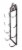Brown Enamel Fleur de Lis 4 Position Rolled Towel / Wine Rack Perspective: back