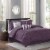 Madison Park Hampton 7 Piece Comforter Set, Plum - Queen Perspective: back