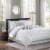 Madison Park Hampton 7 Piece Comforter Set, Queen, White Perspective: back