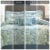 Madison Park MPE10-117 Essentials Serenity Complete Bed & Sheet Set King Aqua,King Perspective: back