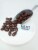 No Sugar Added Dark Chocolate covered Almonds 5 pounds Perspective: back