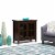 Atlin Designs 32 Transitional Solid Wood Low Cabinet in Tobacco Brown Perspective: back