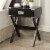 Bowery Hill End Table in Black Perspective: back