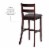 Riverbay Furniture 30 Faux Leather Bar Stool in Rich Espresso Perspective: back