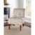Riverbay Furniture Slipper Chair in Script Perspective: back