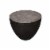 Slade Round End Table - Gray Perspective: back