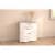 Levan Home Contemporary 4 Drawer Engineered Wood Chest in Oak /White Perspective: back