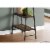 Home Office, Laptop, Storage Shelves, 48 l, Work, Metal, Laminate, Brown, Black, Perspective: back