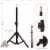 Vivitar Tabletop 27" Adjustable Height Multipurpose Light Stand + Carrying Case Perspective: back