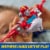Paw Patrol Air Rescue Marshall Action Figure & Hero Hydro Airplane Toy with Projectile Launcher Perspective: back