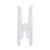 Lites Up Clear Christmas Candolier Holder Hooks with Medium Suction Cups Perspective: back