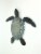 Set of 2 Blue Galvanized Metal Sea Turtle Wall Art Hanging Sculpture Home Decor Perspective: back