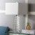 SAFAVIEH Swift Table Lamp | Clear | Perspective: back