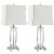SAFAVIEH Olympia Crystal Table Lamp (Set of 2) | Crystal | Perspective: back