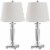 SAFAVIEH Imogene Crystal Table Lamp (Set of 2) | Crystal | Perspective: back
