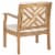 Safavieh PAT6718A 5 Piece Anaheim Coffee Set, Teak Brown & Beige Perspective: back
