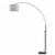 SAFAVIEH Polaris Arc Floor Lamp | Chrome | Perspective: back