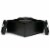 Atlin Designs Faux Leather Coffee Table Ottoman in Black Perspective: back