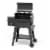 Pit Boss FB Series 440 Wood Pellet Grill 8 in 1 Cooking Matte Black PB440FB1 Perspective: back