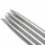 Jeco Swirl Taper Candle in Silver (Set of 12) Perspective: back