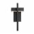 Z-Lite 566M-BK-LED Luttrel 15-Inch Modern Outdoor Metal Sconce Wall Light, Black Perspective: back