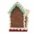 Christmas Gingerbread House Stocking Hdlr Candy Snowman Peppermint D2866 Sprinkles Perspective: back