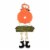Halloween Spooky Greeting Decor Wood Wall Hanging Trick Or Treat J8686 Pumpkin Perspective: back