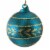 Holiday Ornament Jewel-Tide Bottle Brush Tree Ball Diorama Glittered Lc0663 Blue Perspective: back