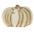 Tabletop Heirloom Pumpkin Plate Dolamite Fall Thanksgiving St/4 H9395 Perspective: back