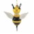 Blu Bom Stinger The Bee Glass Ornament Honey Buzz Nectar 10027 Perspective: back