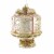 Huras Wedding Cake Glass Ornament Pastry Bakery Marriage S777 Perspective: back
