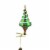Blu Bom Christmas Mushroom Clip On Glass Ornament Decorated Fungus 2021-236 Perspective: back