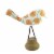 Home Decor Mod Floral Bird On Stand Metal Mother's Dayy Cb176161 Orange Perspective: back