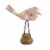 Home Decor Terrazzo Bird On Stand Metal Mother's Day Cb176063 Pink Perspective: back