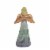 Figurine Angel Holding Flower Polyresin Mother's Day Spring Er63859 Purple Perspective: back