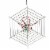 Santa Land The Beaded Christmas Spider Glass Ornament Web Czech Luck 21R1020 Perspective: back