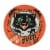 Tabletop Scaredy Cat Canape Plate Ceramic Halloween Platter Spooky 37232 Cat Perspective: back