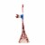 Holiday Ornament Festive Eiffel Tower Large Paris France Lovers Souvenir Go8434l Perspective: back
