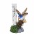 Home & Garden Hummingbird Rain Guage Polyresin Measure Water A7227 Blue Perspective: back