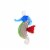 Holiday Ornament Festive Seahorse Artglass Glass Small Marine Fish Orn74942 Red Perspective: back