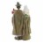 Thanksgiving Pilgrim Family Polyresin Pumpkins Wheat Dinner Th00598 Brown Perspective: back