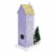 Christmas Violet Townhouse Paper Board Sisal Trees Wreath Hou339 Perspective: back