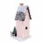 Christmas Petit Townhouse House Paper Board Putz Village Light Up Retro Hou320 Perspective: back