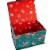 Christmas Sm Magnetic Closure Box... Rigid Christmas Decor Gift 1925Vintagedeer Perspective: back
