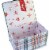 Christmas Magnetic Closure Box Small Rigid Christmas Decor Gift 1925Candycane Perspective: back