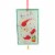 Holiday Ornament Holiday Tag Ornaments Santa Snowman Reindeer Mx179955 Hohoho Perspective: back